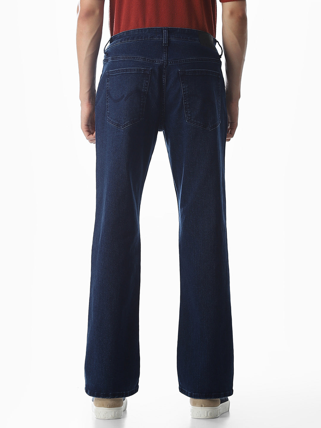 High Rise Cliff Bootcut Jeans - Dark Blue