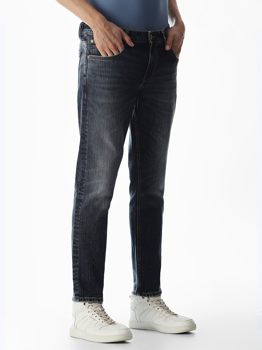 Cropped Brak Slim Fit Jeans
