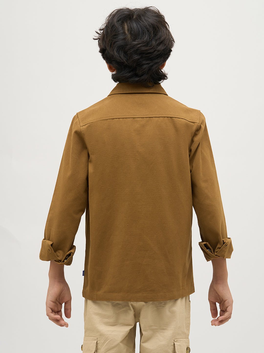 Boys 3 Pocket Cotton Shacket