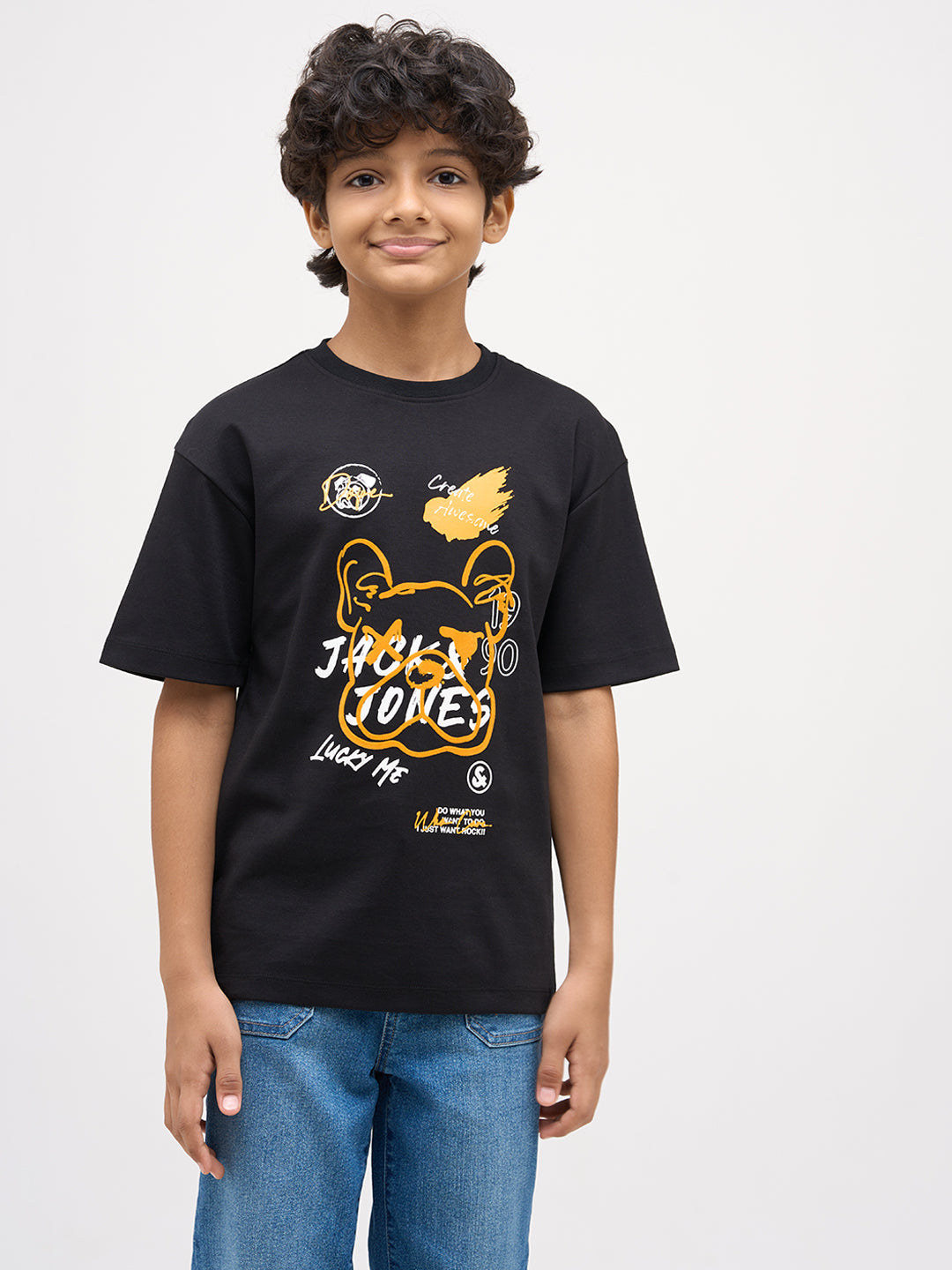 Boys Printed Cotton T-shirt