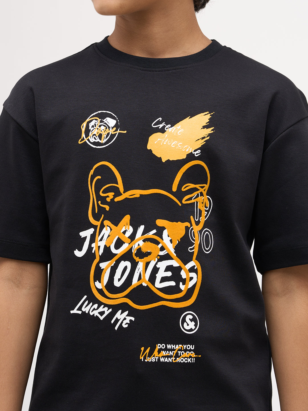 Boys Printed Cotton T-shirt