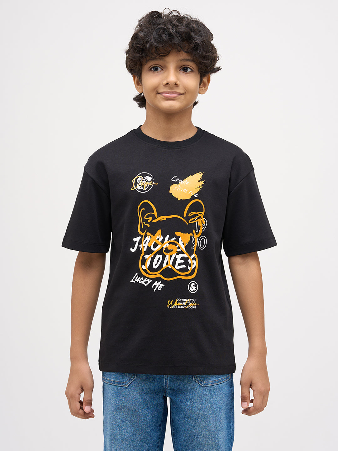 Boys Printed Cotton T-shirt