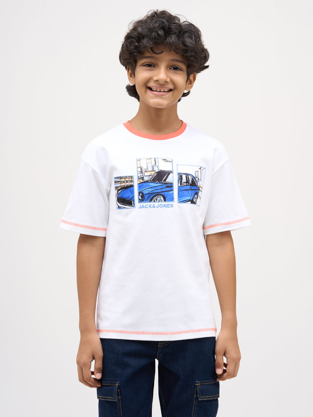 Boys Printed Oversized T-shirt