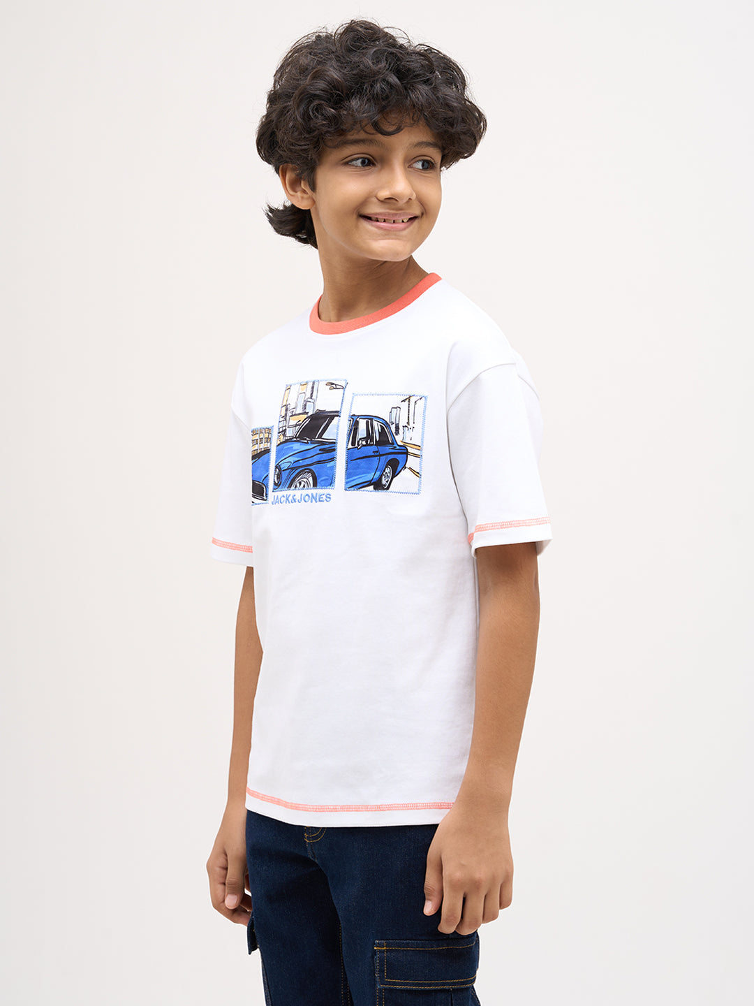 Boys Printed Oversized T-shirt