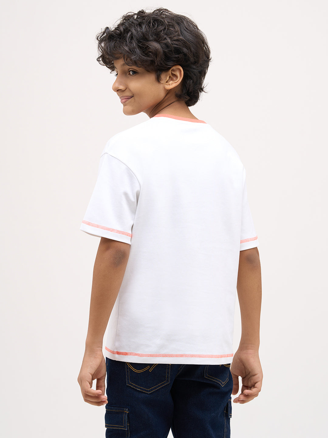 Boys Printed Oversized T-shirt
