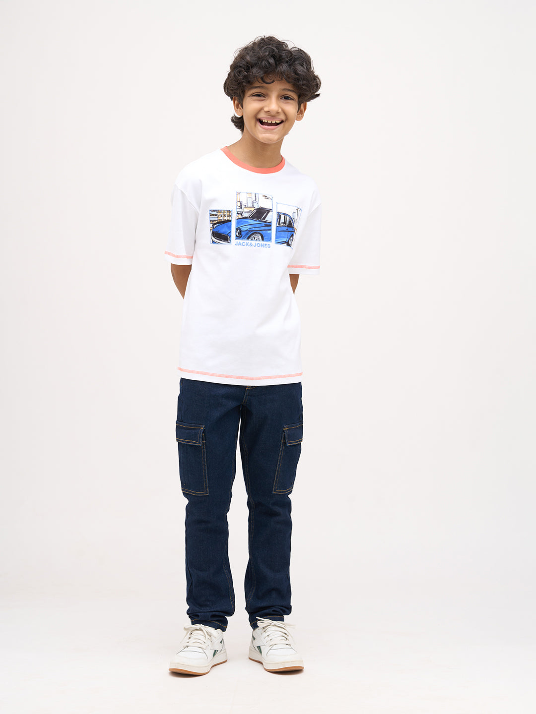 Boys Printed Oversized T-shirt