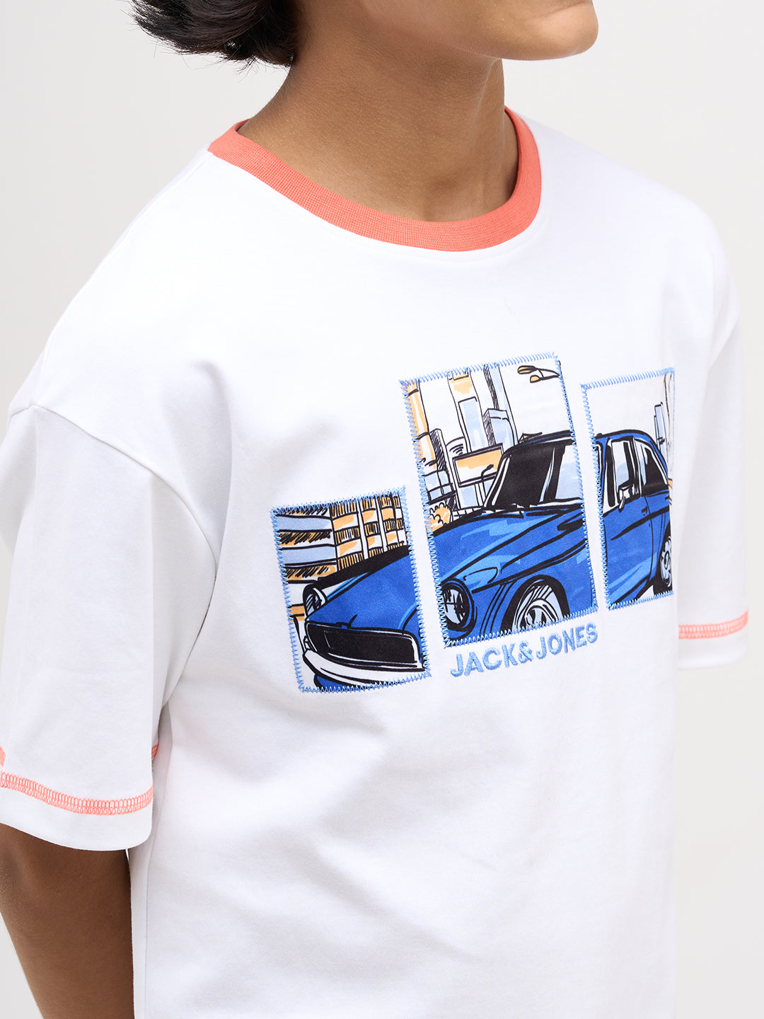 Boys Printed Oversized T-shirt