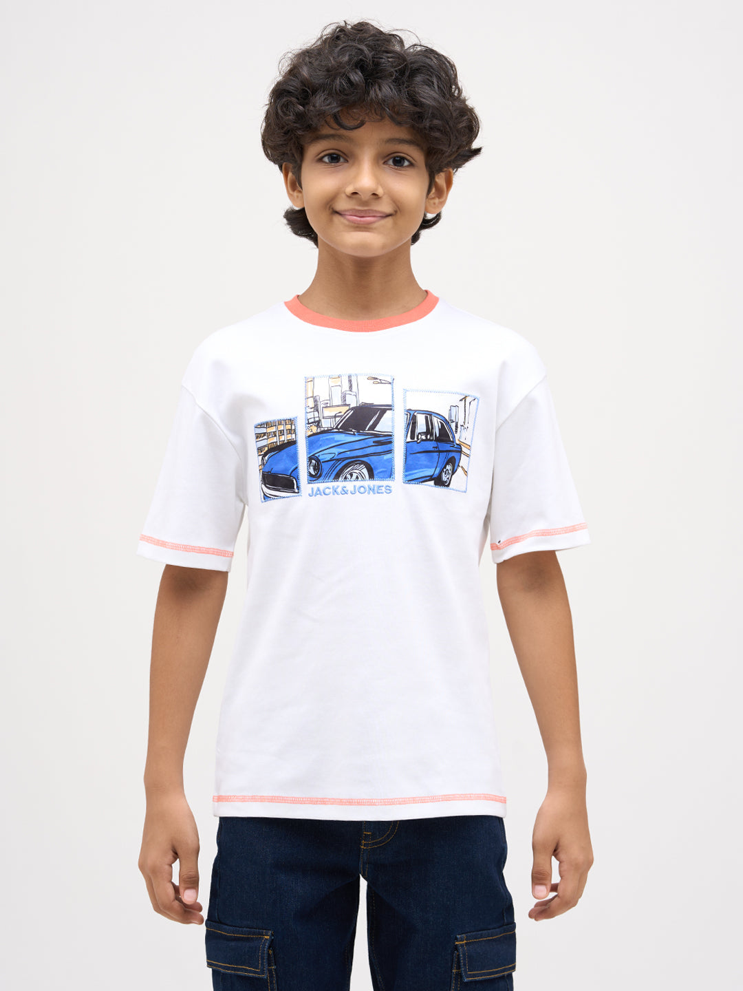 Boys Printed Oversized T-shirt