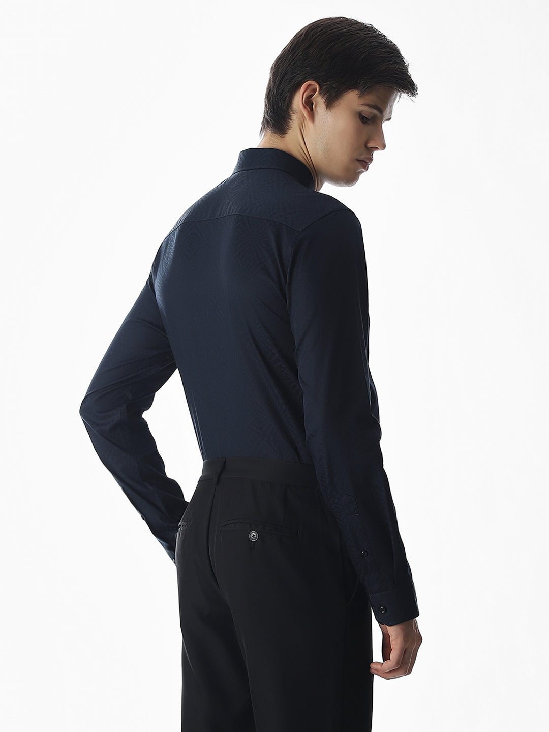 Jacquard Printed Cotton Shirt