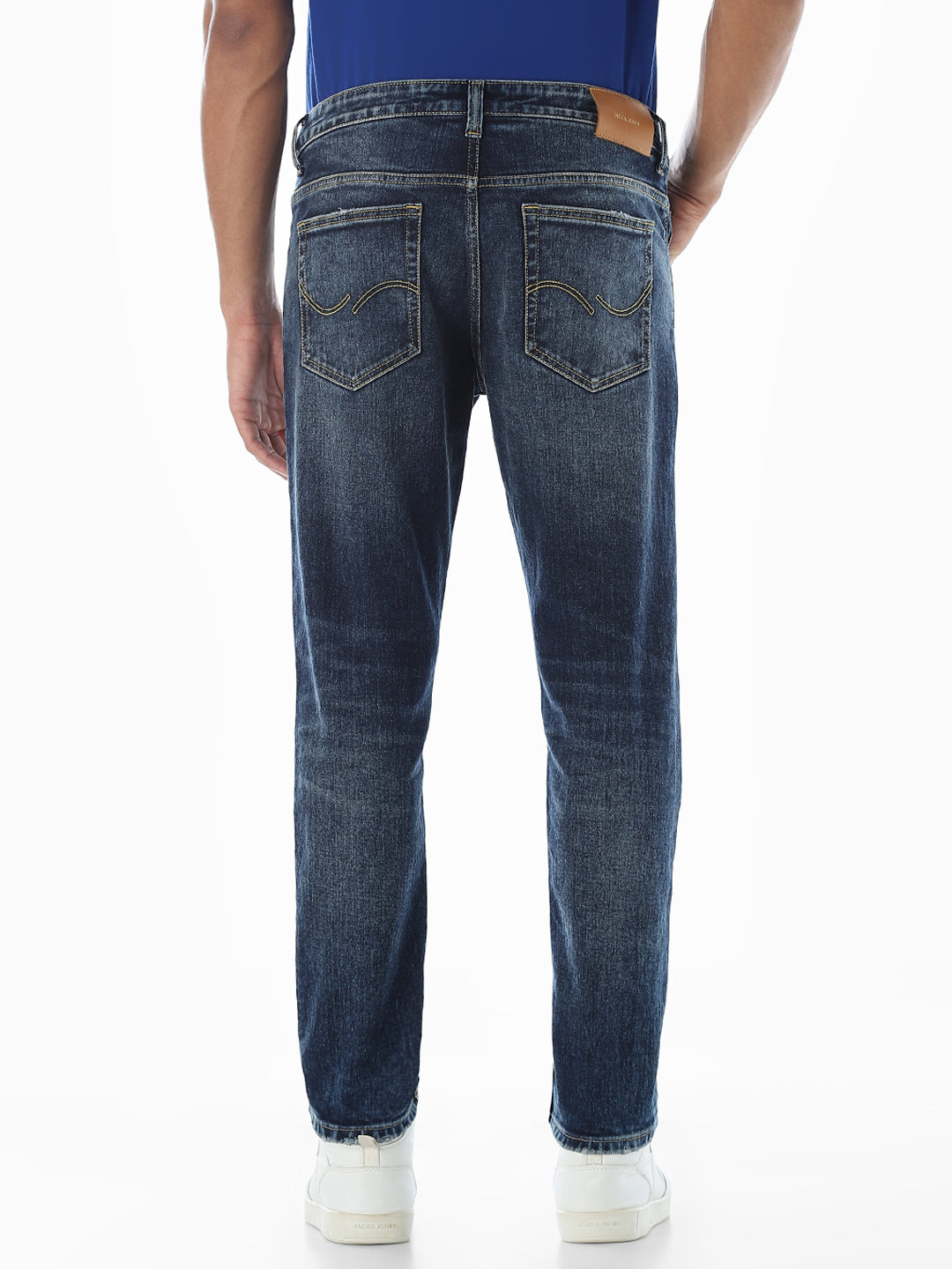 Cropped Distressed Brak Slim Fit Jeans