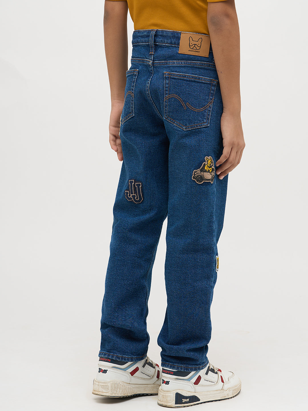 Boys Applique Print Loose Fit Jeans