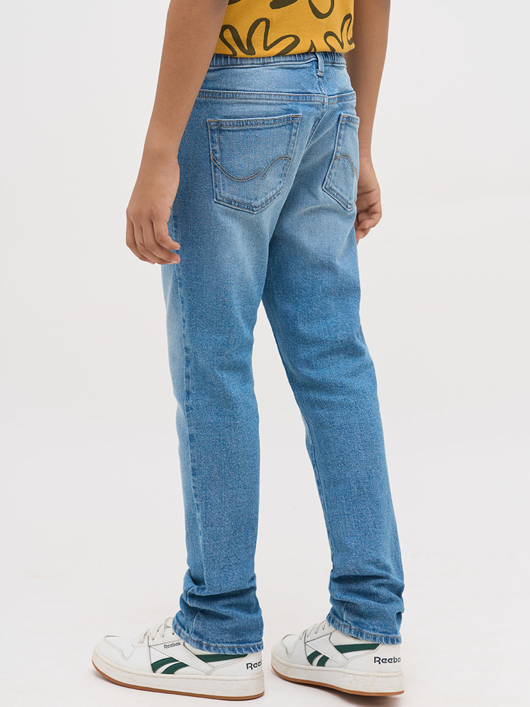 Light Blue Washed Regular Fit Jeans