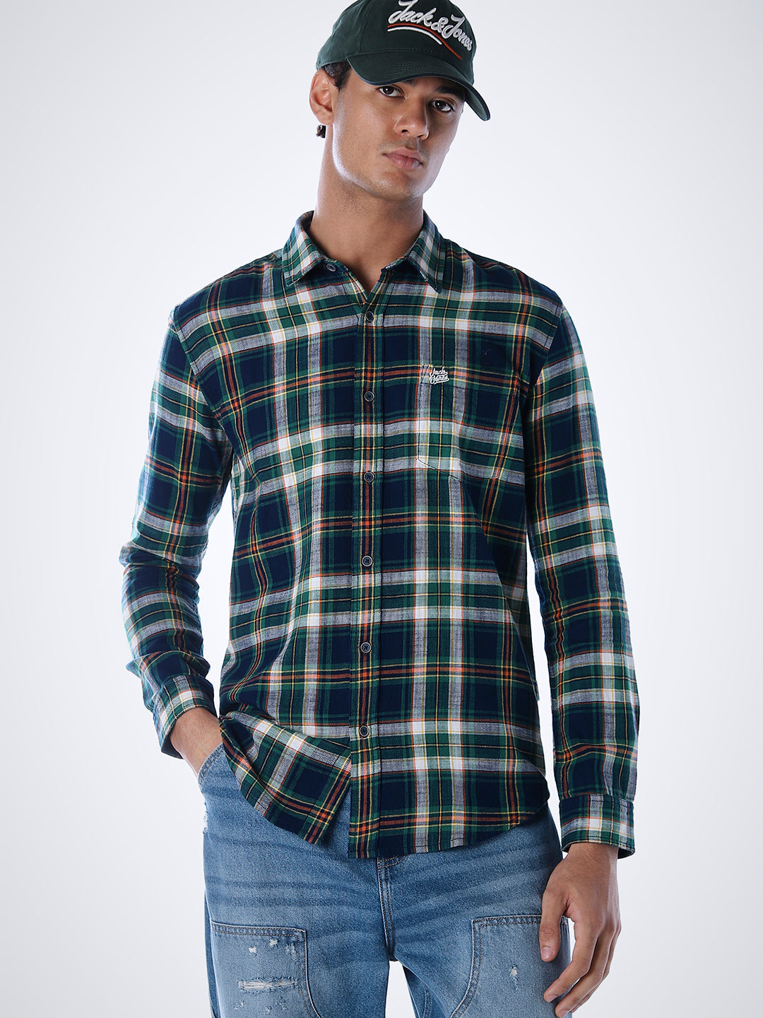 Regular Fit Check Cotton Shirt