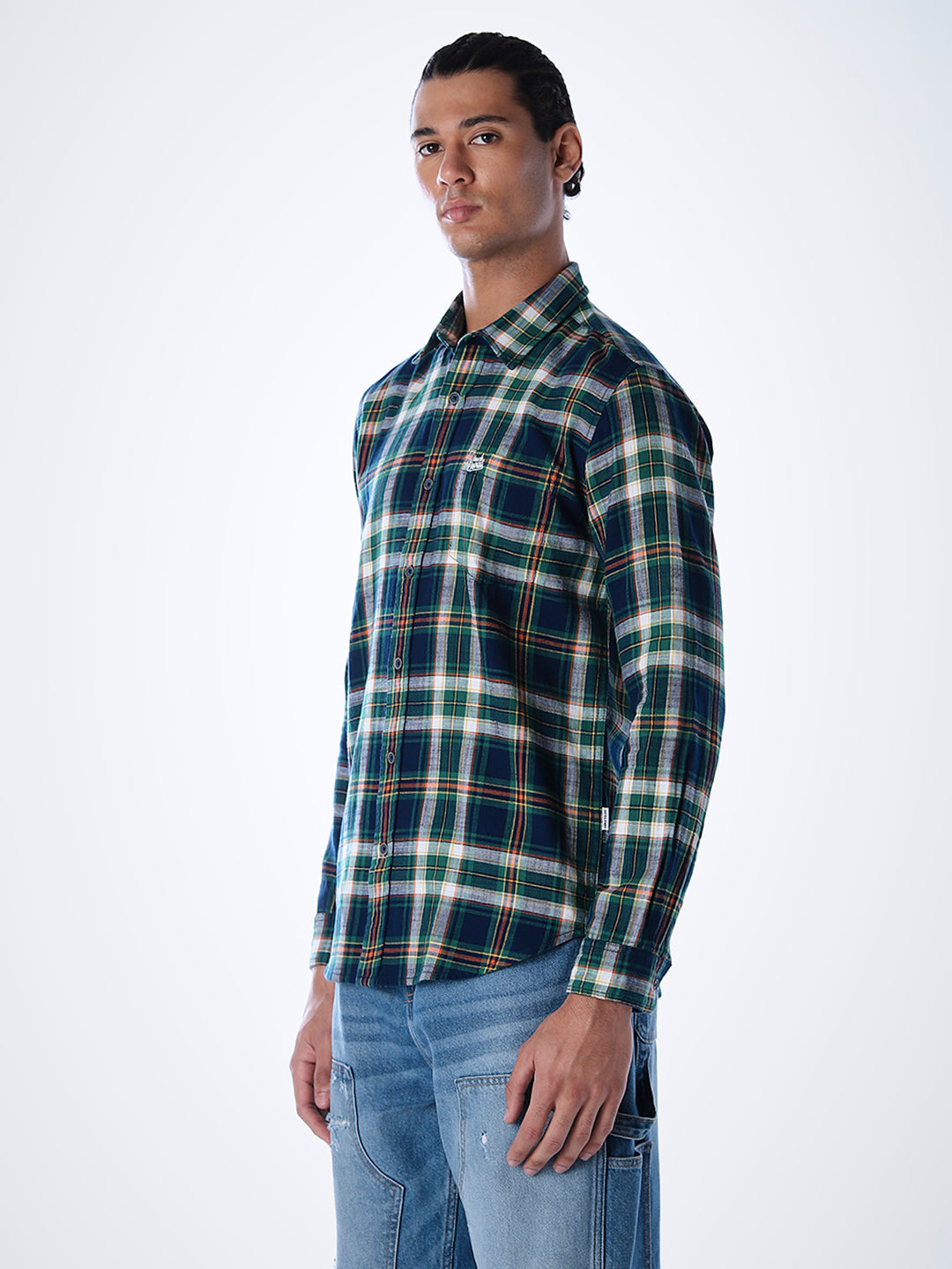Regular Fit Check Cotton Shirt