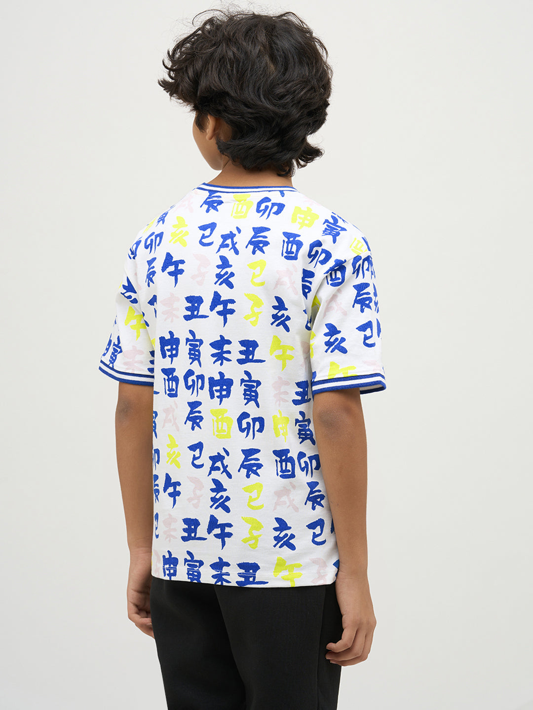 Boys Naruto Print Cotton T-shirt
