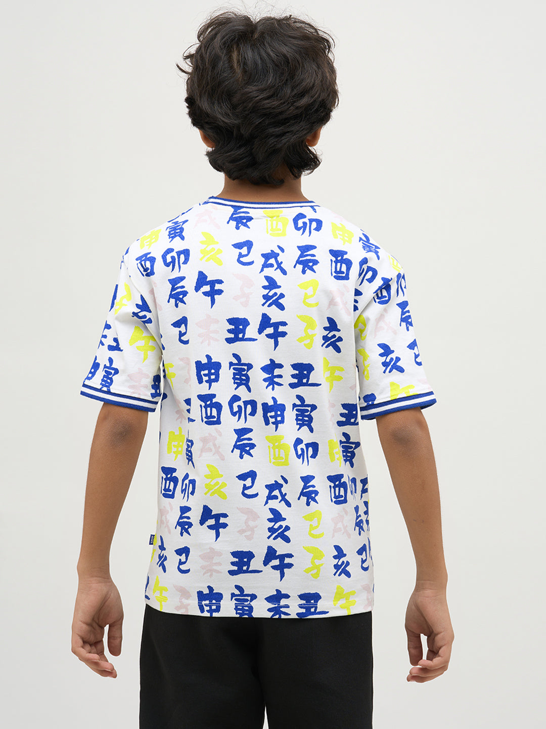 Boys Naruto Print Cotton T-shirt