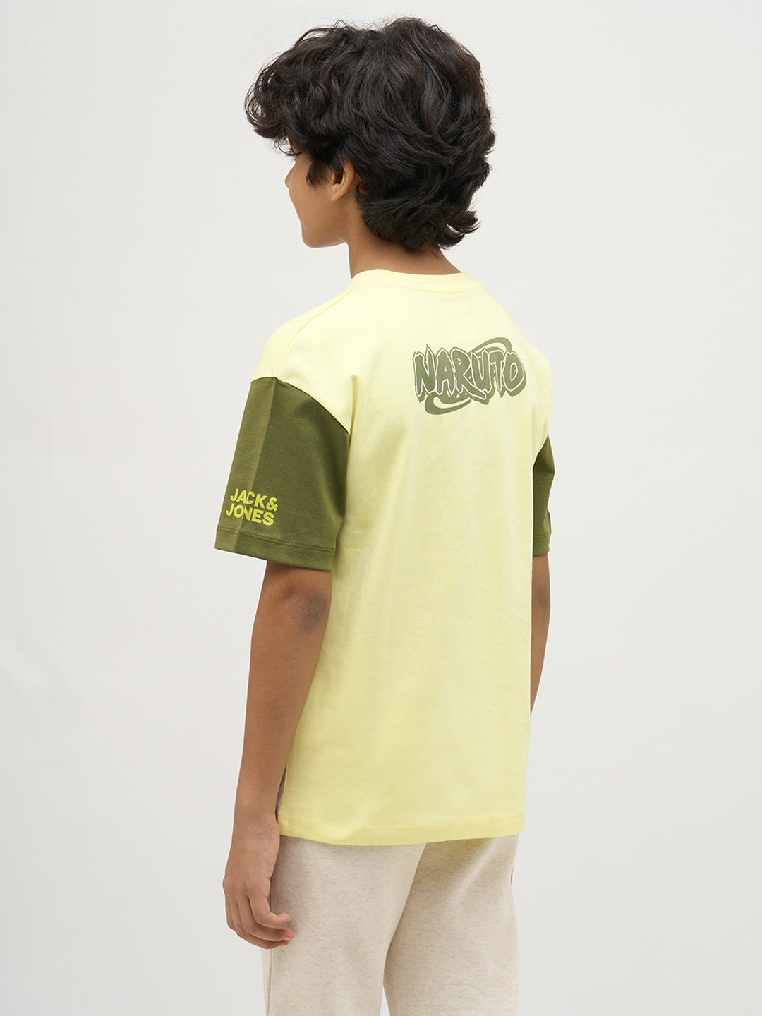 Boys Naruto Jujutsu Power Clash Print T-shirt