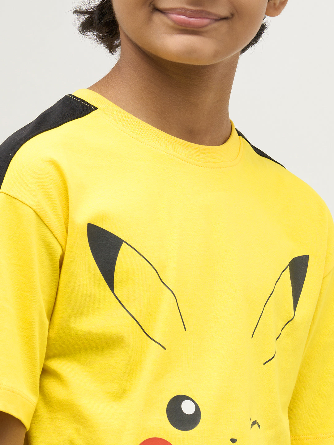 Boys Pikachu Wink Print T-shirt
