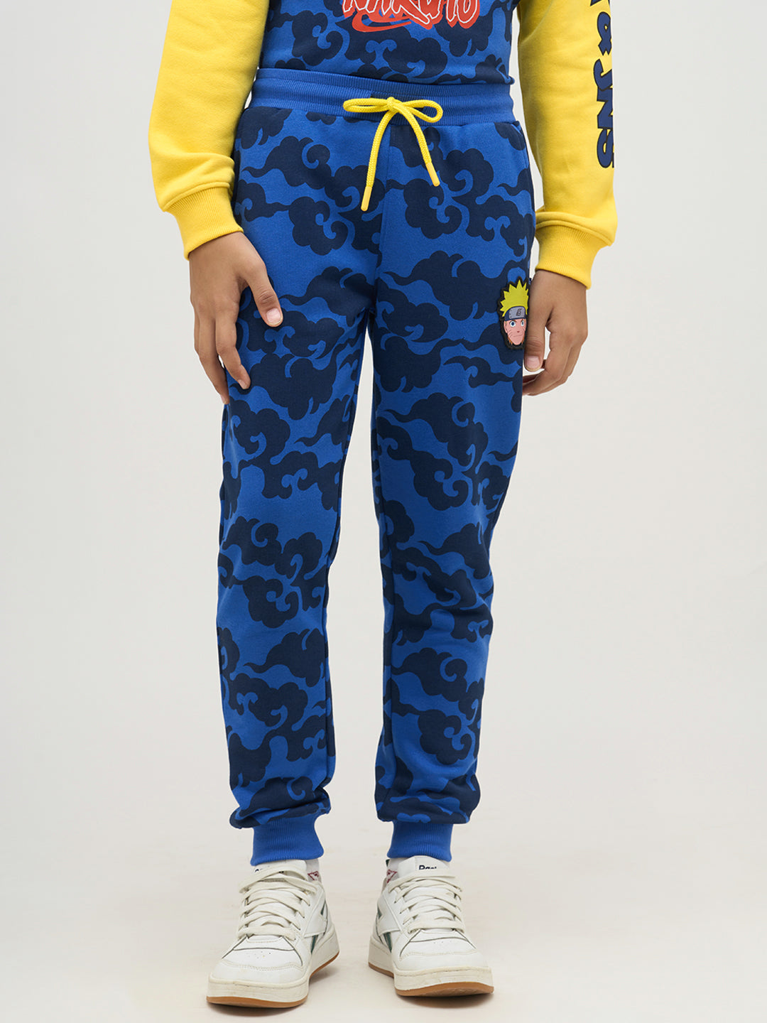 Boys Blue Naruto Printed Sweatpants