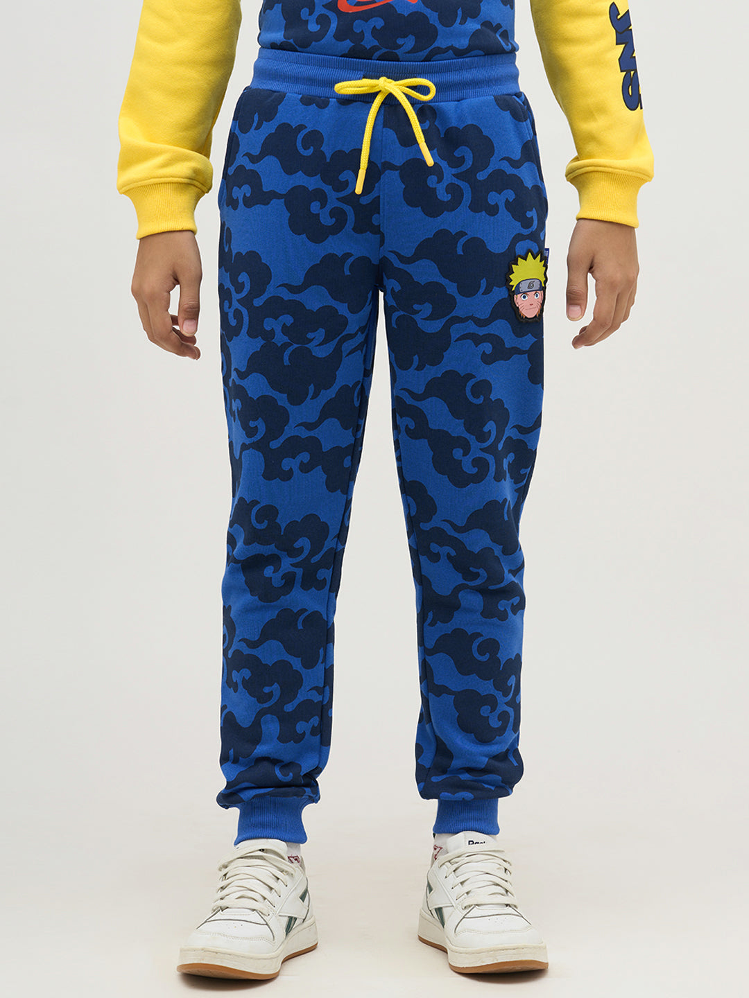 Boys Blue Naruto Printed Sweatpants