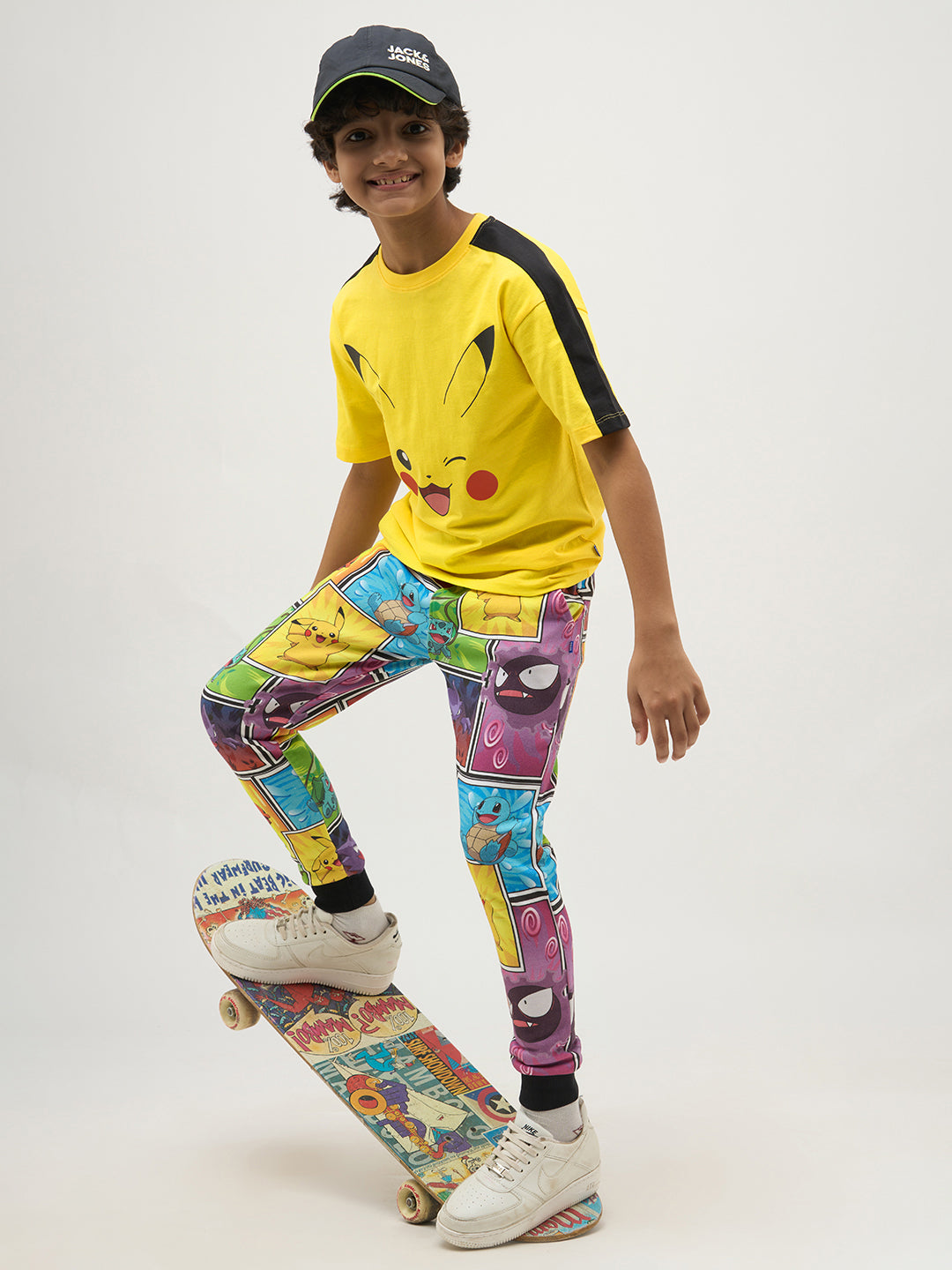 Boys Multi-Pokemon Print Sweatpants
