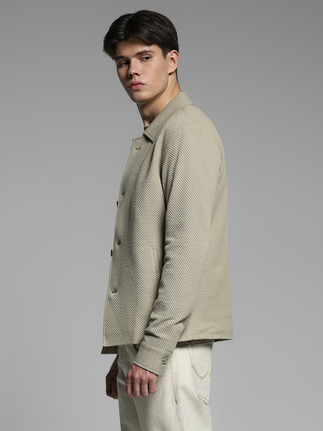 Sand Regular Fit Shacket