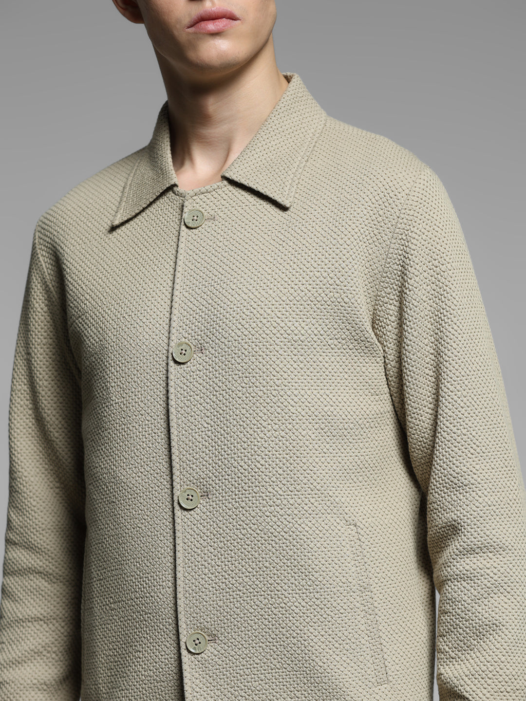 Sand Regular Fit Shacket