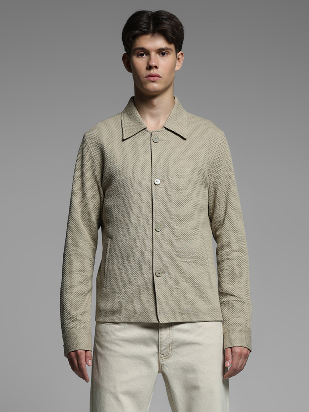 Sand Regular Fit Shacket