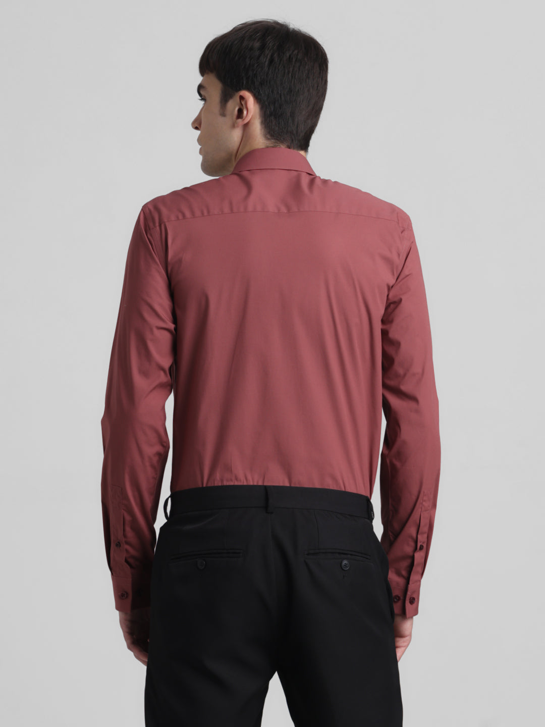 Brown Slim Fit Formal Shirt