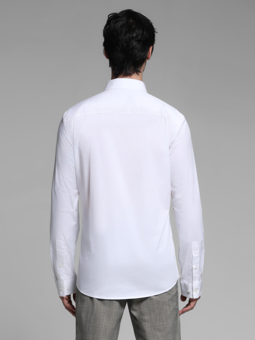 White Slim Fit Formal Shirt