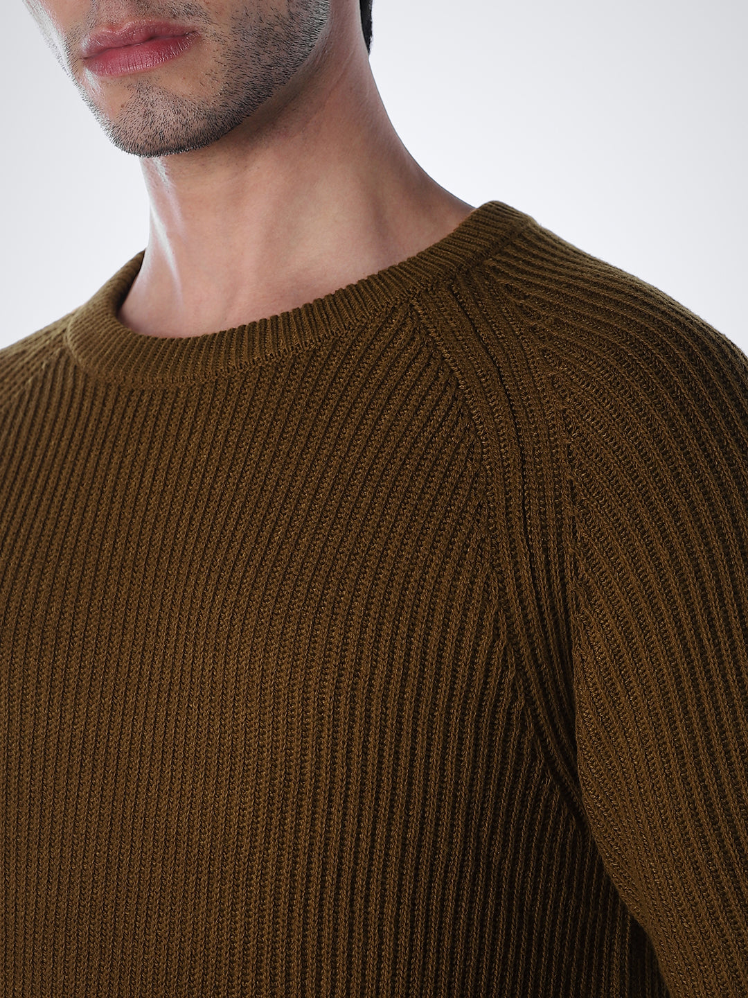 Brown Relaxed Fit Pullover