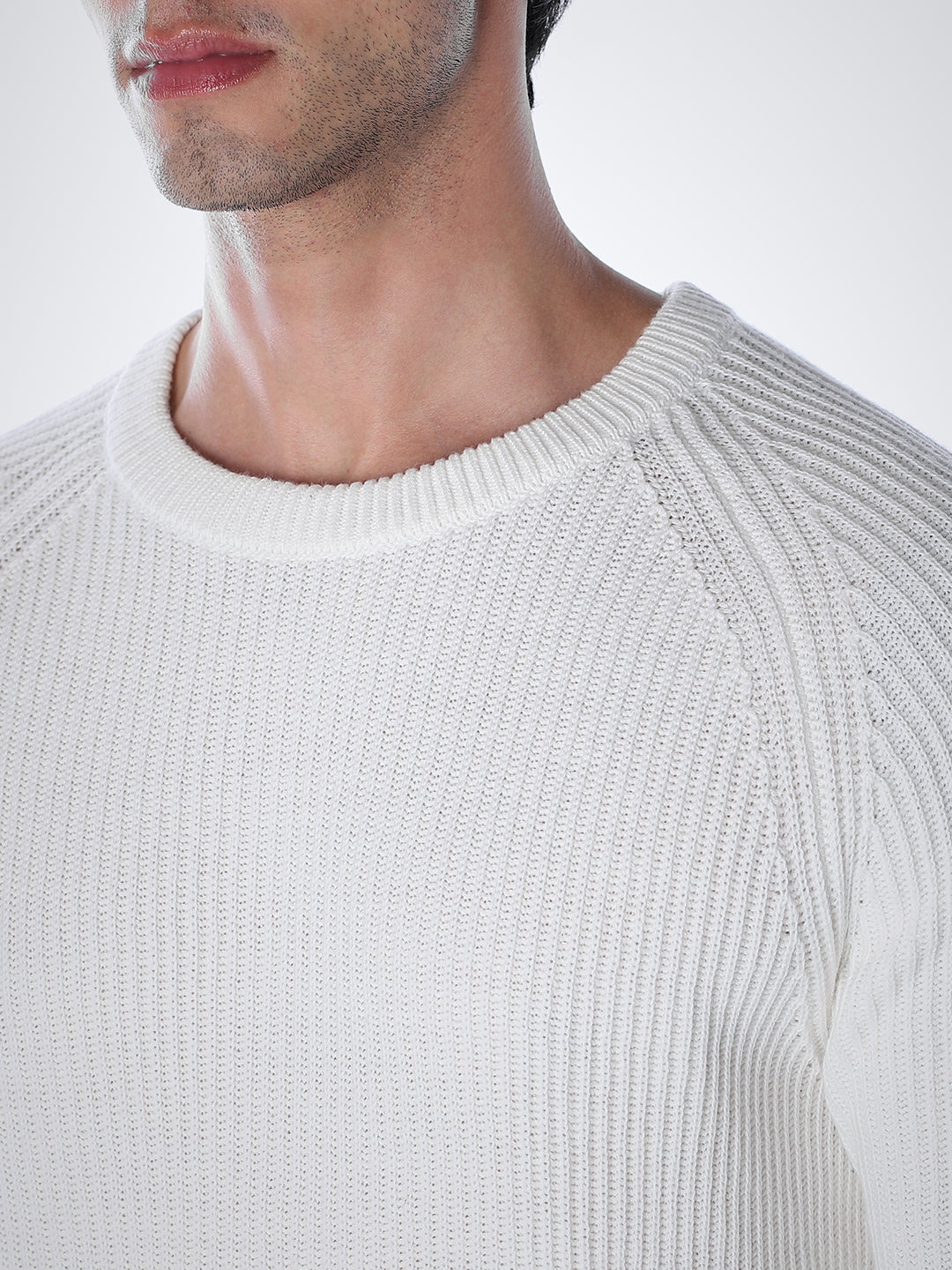 White Relaxed Fit Pullover