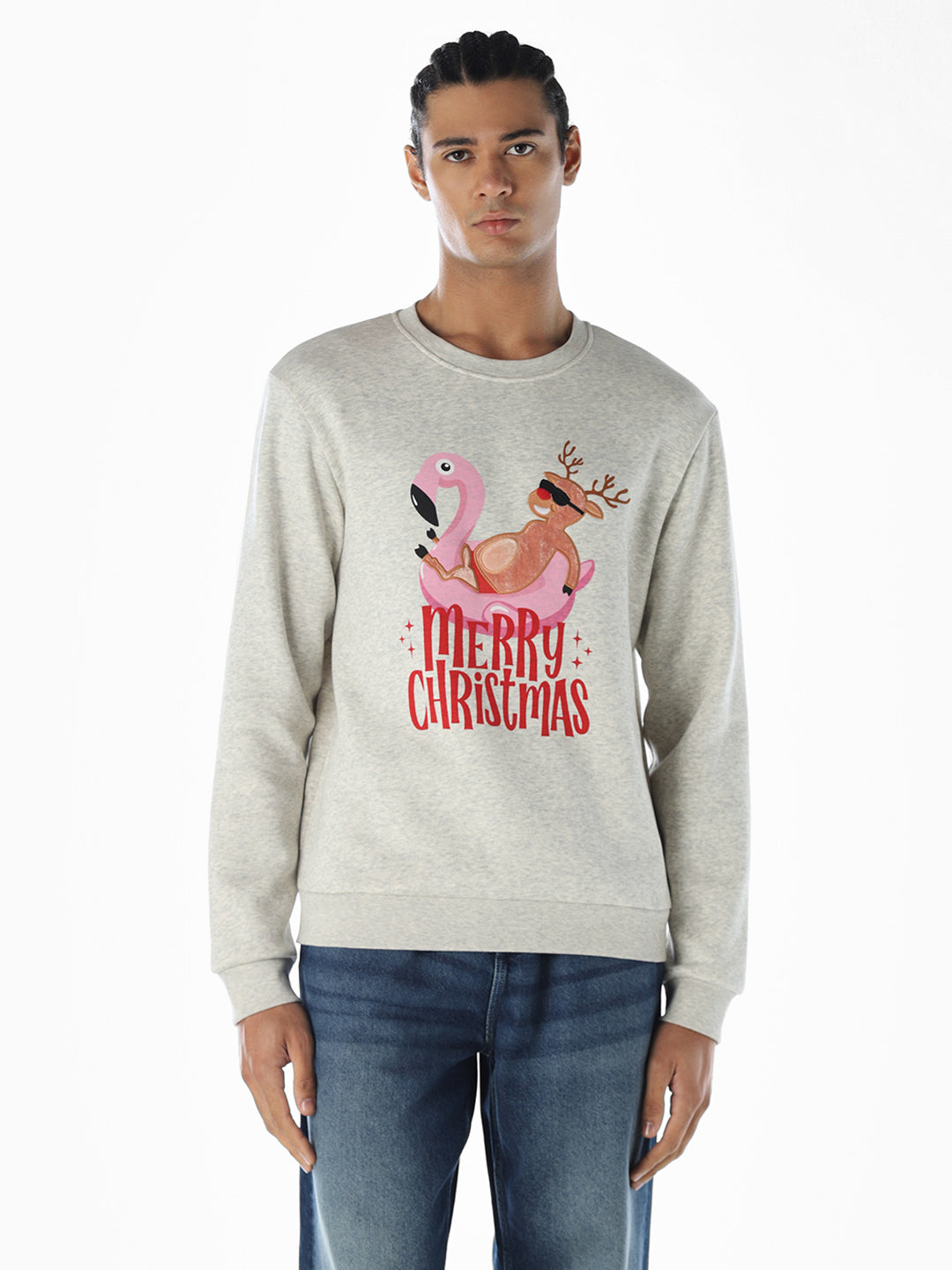 Christmas Print Sweatshirt