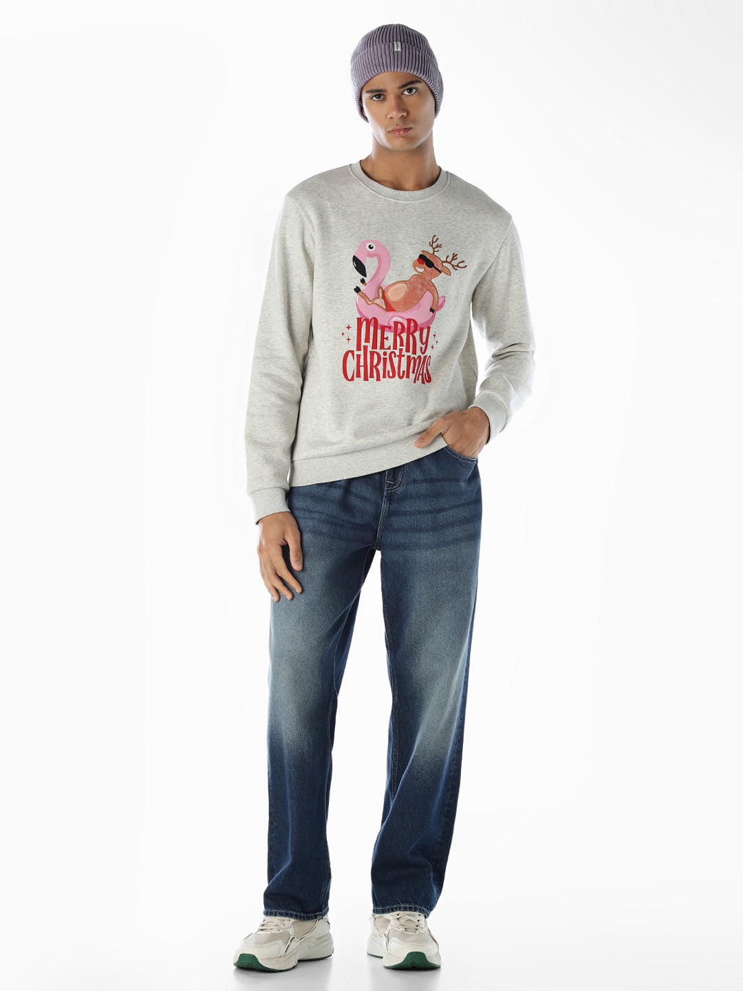 Christmas Print Sweatshirt