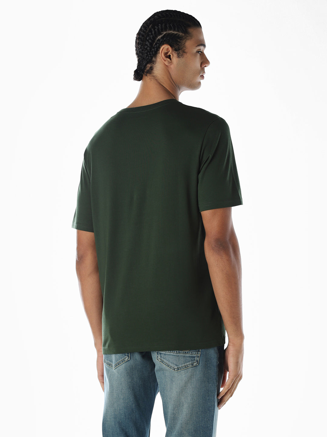 Santa X-Mas Printed T-shirt - Green