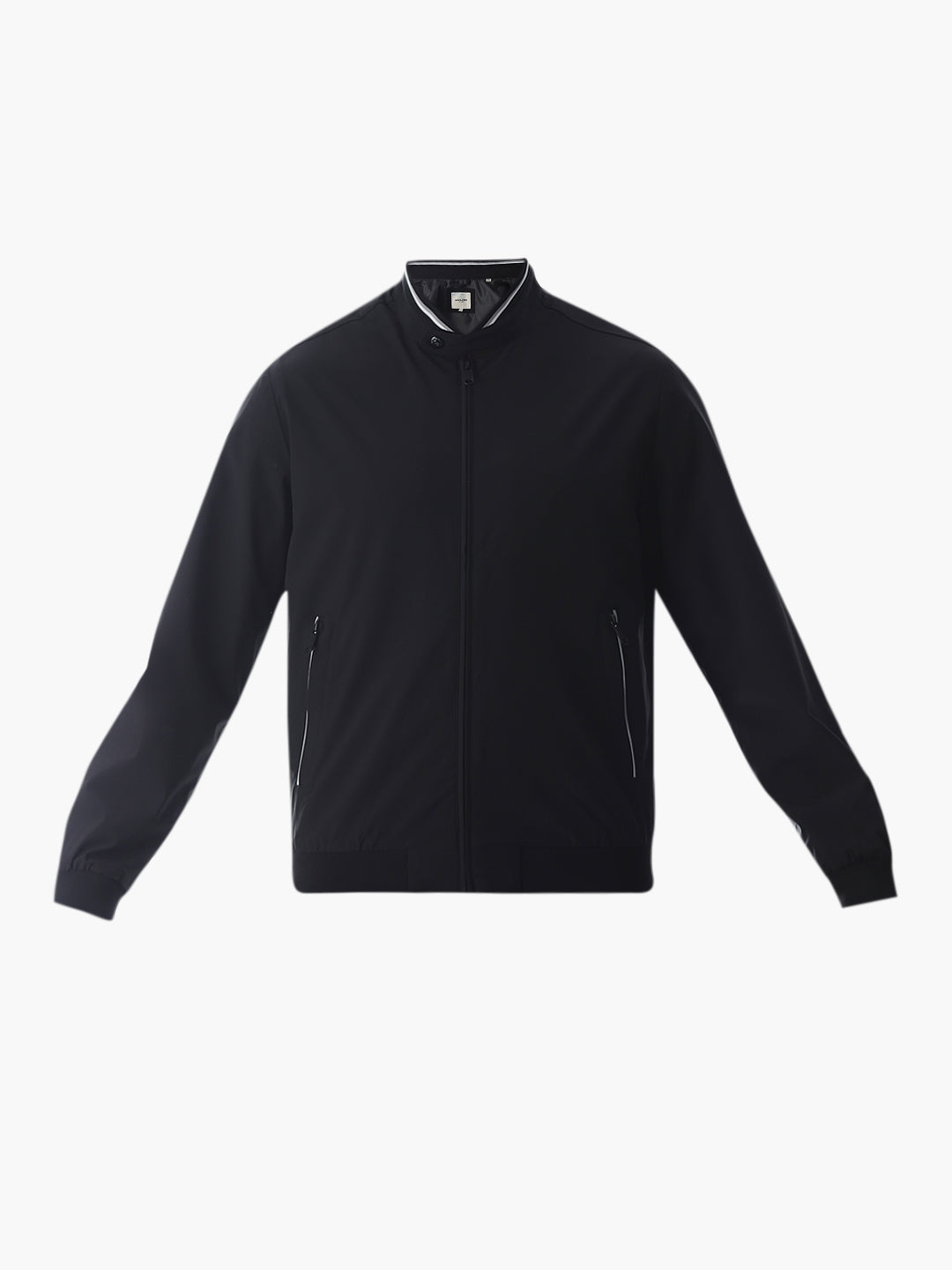 Regular Fit Bomber Jacket - Black
