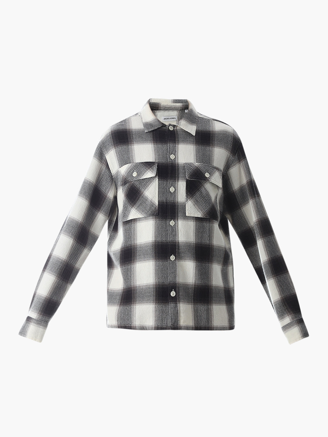 Black Check Cotton Shirt
