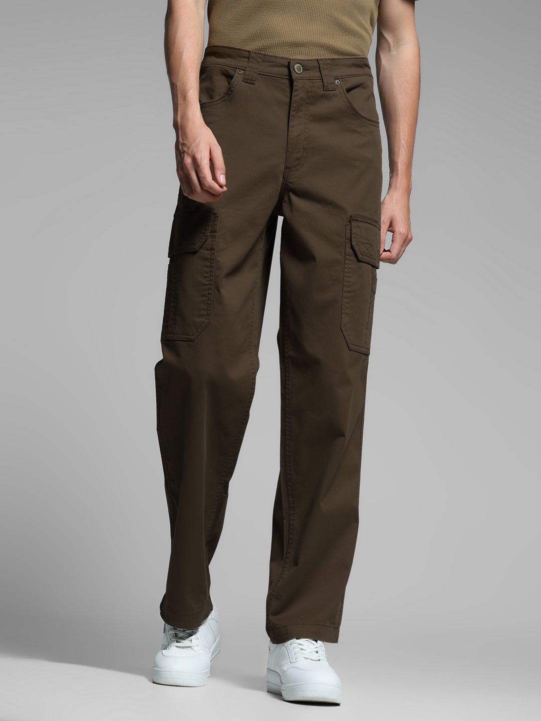 Dark Brown Anti Fit Cargos
