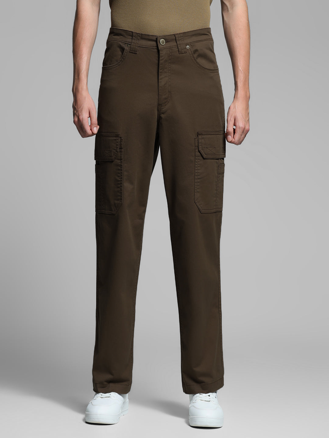 Dark Brown Anti Fit Cargos