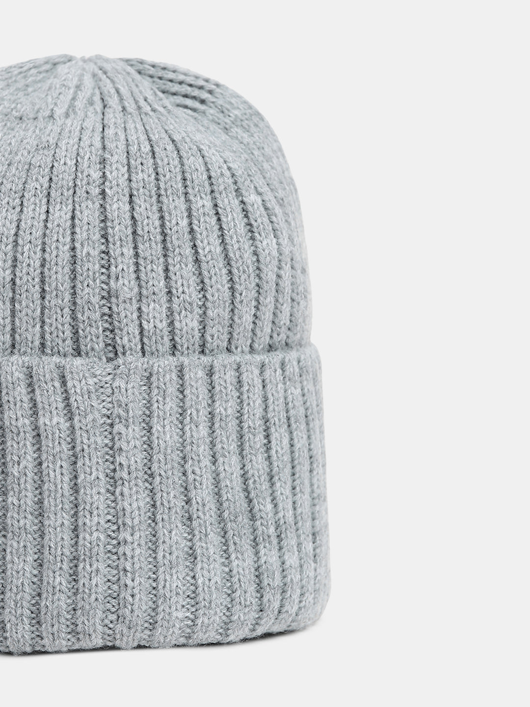 Light Grey Knitted Beanie