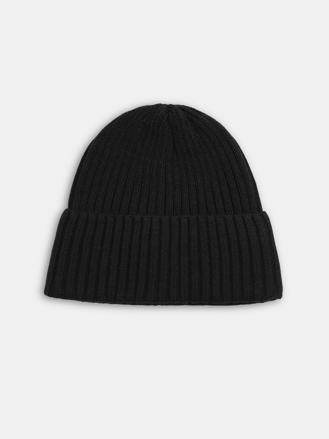 Black Knitted Beanie