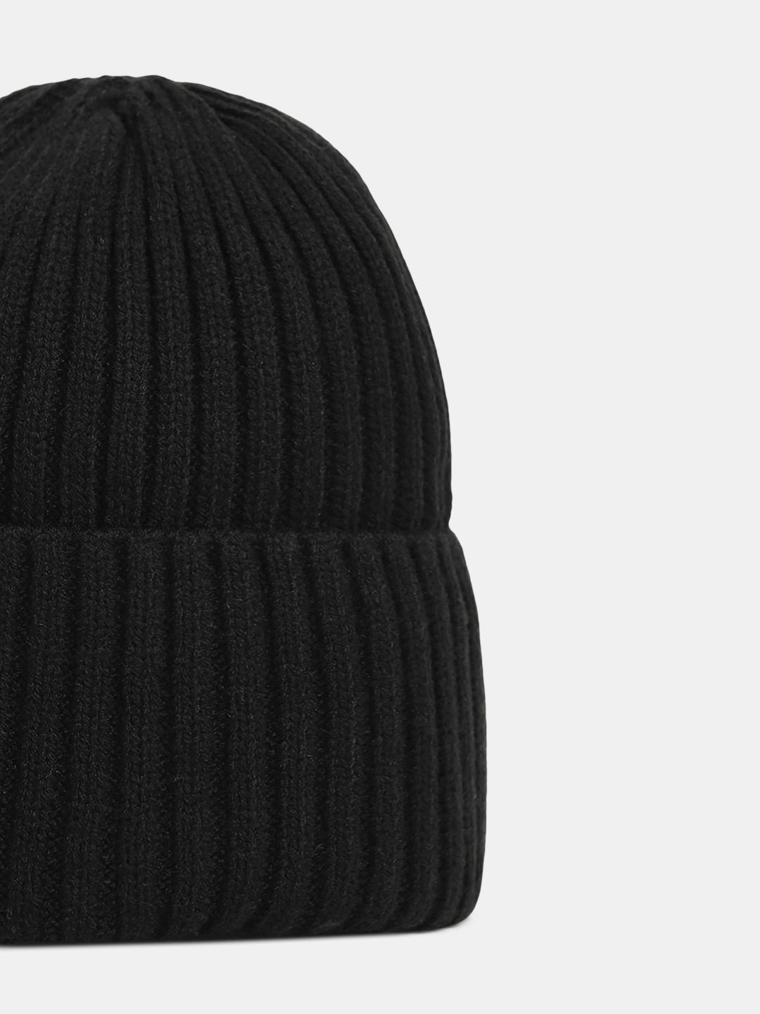 Black Knitted Beanie