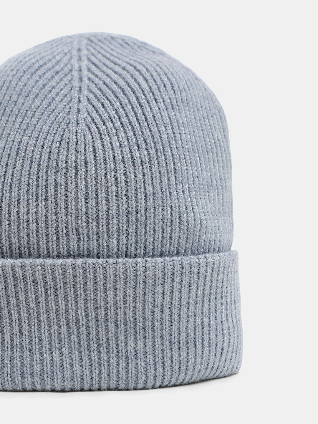 Light Grey Wool Beanie