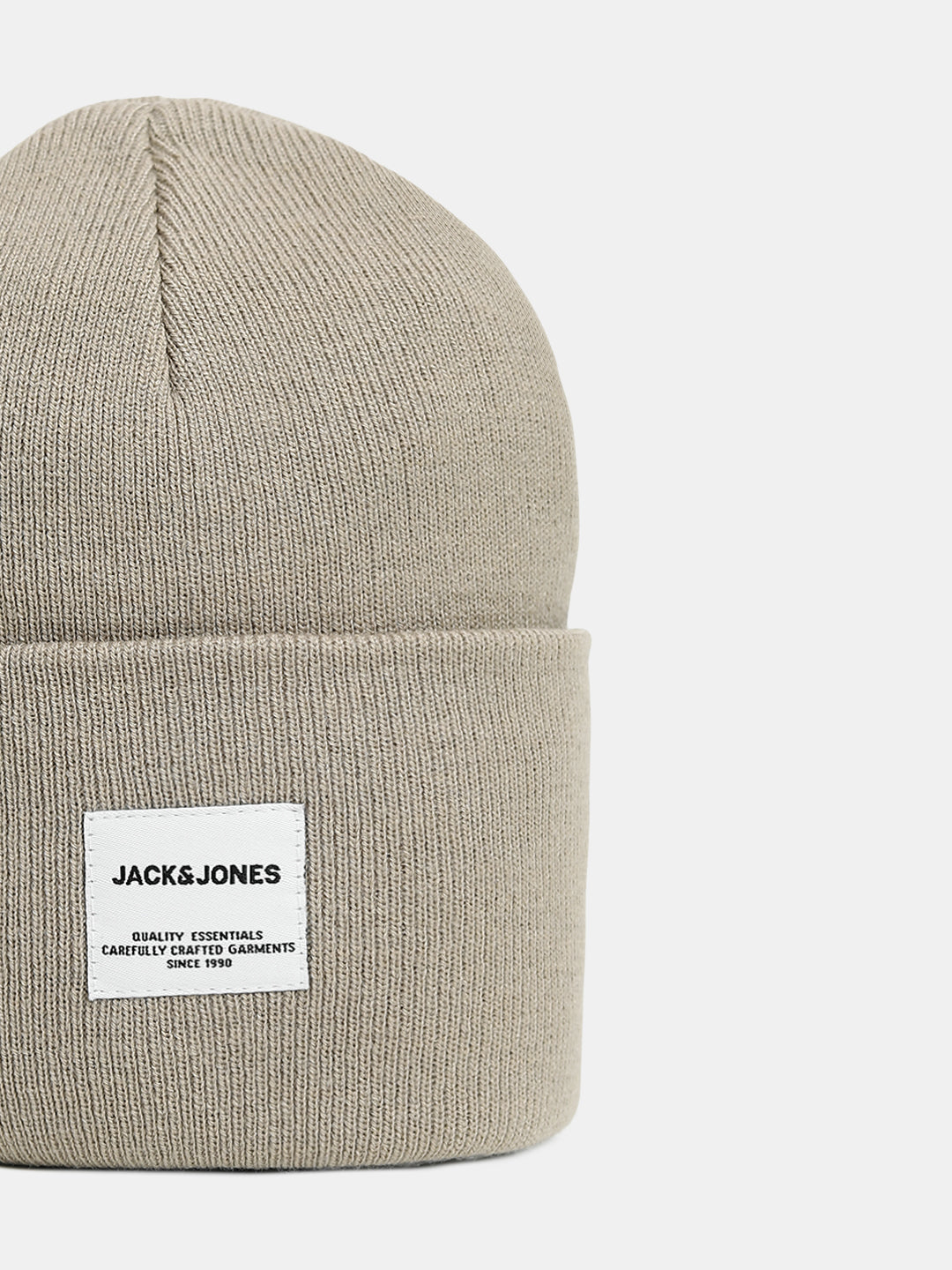 Beige Knitted Beanie