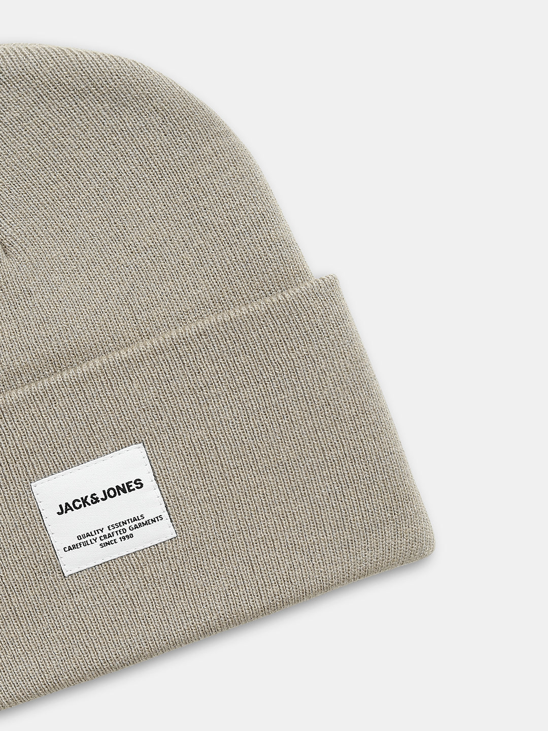 Beige Knitted Beanie