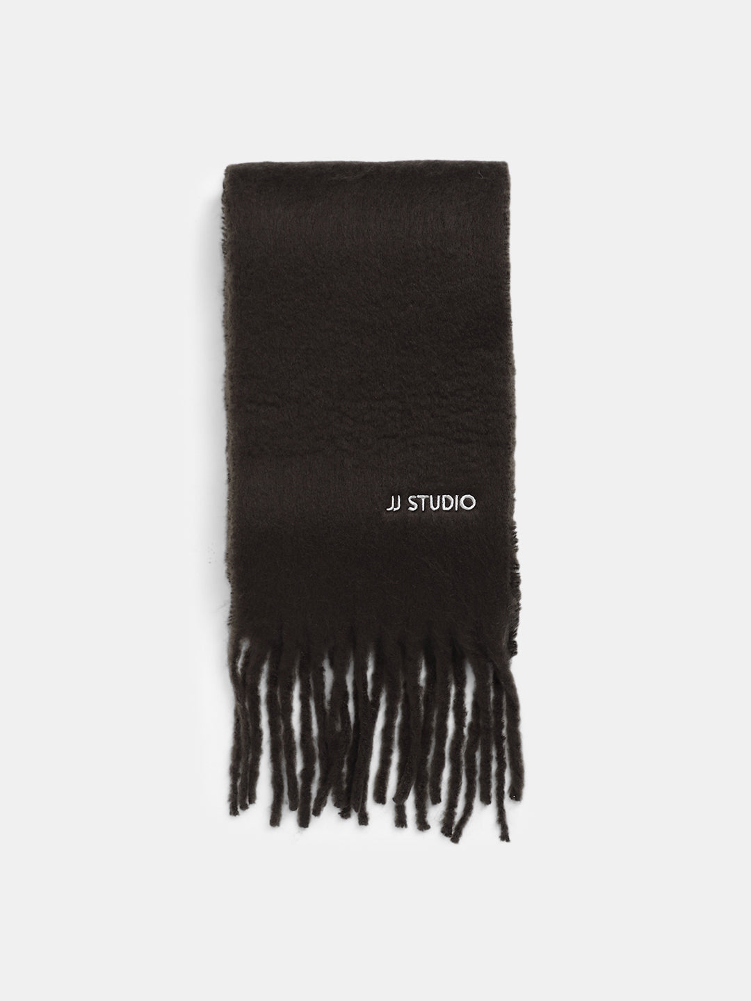 Dark Brown Woven Scarf