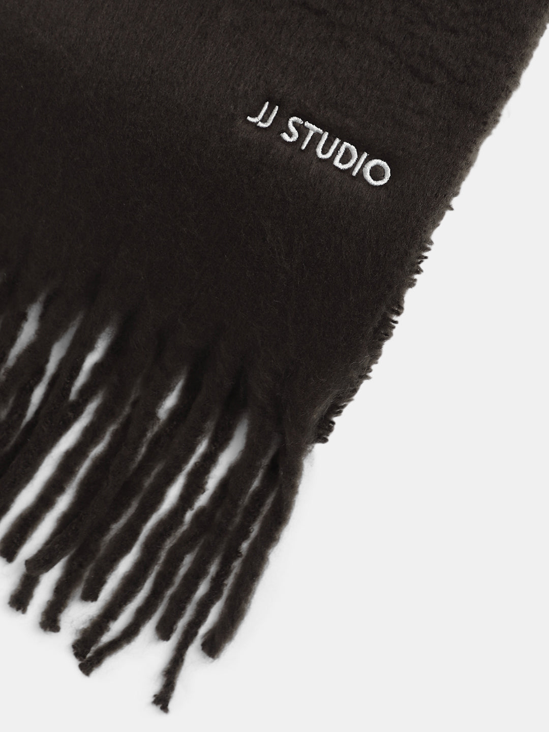 Dark Brown Woven Scarf