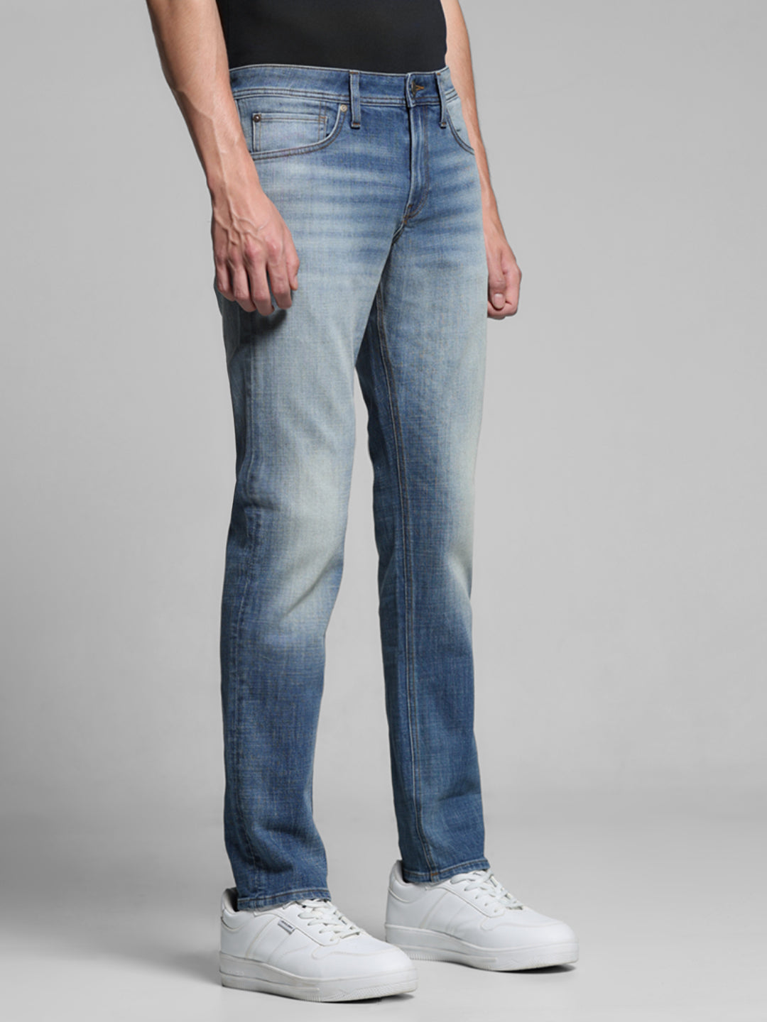 Slim Fit 5 Pocket Slim Fit Jeans - Light Blue