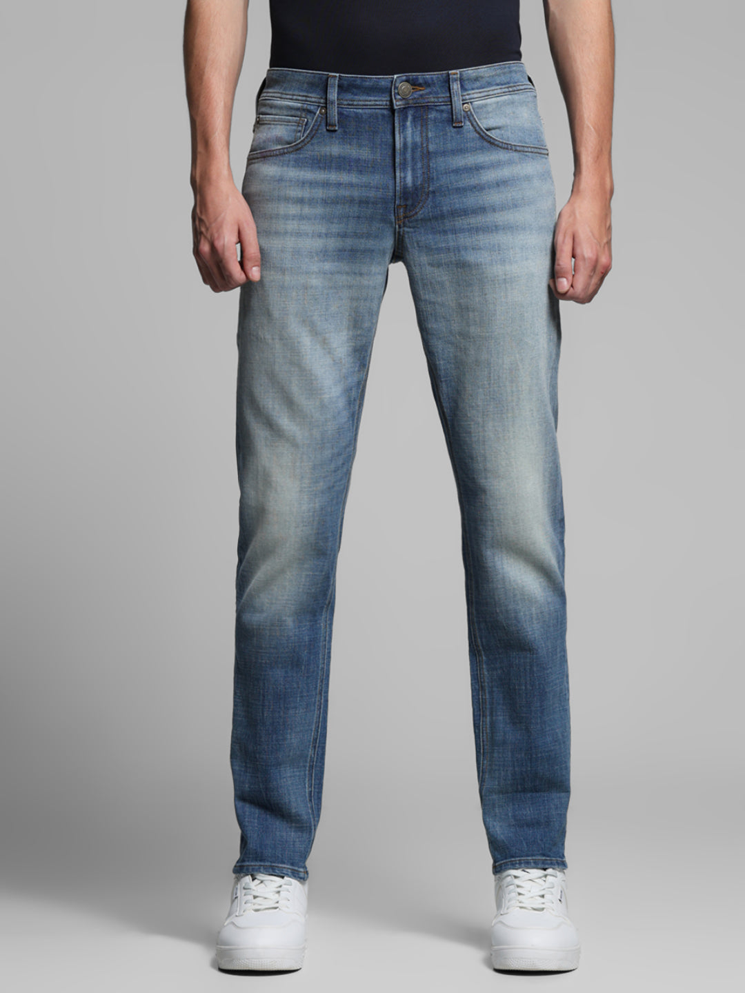 Slim Fit 5 Pocket Slim Fit Jeans - Light Blue