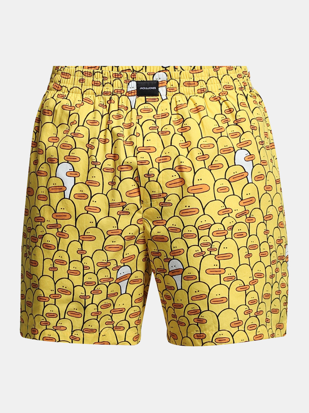 Yellow Duck Print Cotton Boxers